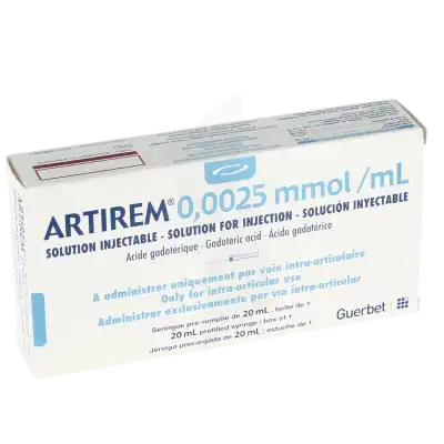 Artirem 0,0025 Mmol/ml, Solution Injectable En Seringue Préremplie à LIVRON-SUR-DROME