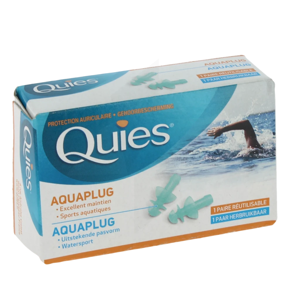 Quies Protection Auditive Aquaplug 1 Paire