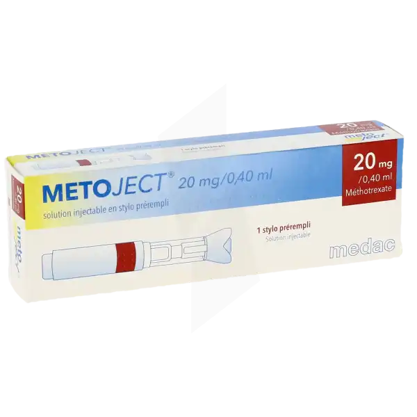 Metoject 20 Mg/0,40 Ml, Solution Injectable En Stylo Prérempli