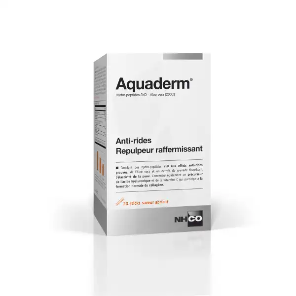 Nhco Nutrition Aminoscience Aquaderm Anti-rides Poudre Orale 20 Sticks