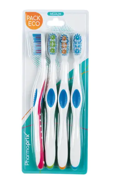 Brosses à dent - Pack de 4 - MEDIUM