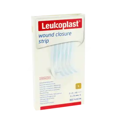 Leukos W Clos Str Sutur Cut Adh 3x75mm 2s à BU