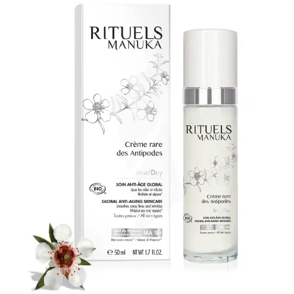 Manuka Rituels Creme Rare Des Antipodes Jour Bio 75 Ml