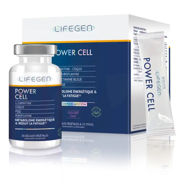 Biocyte Lifegen Powercell 30 Gélules & 15 Sticks