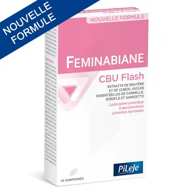 Pileje Feminabiane CBU Flash - Nouvelle formule 20 comprimés