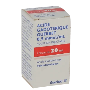 Acide Gadoterique Guerbet 0,5 Mmol/ml, Solution Injectable