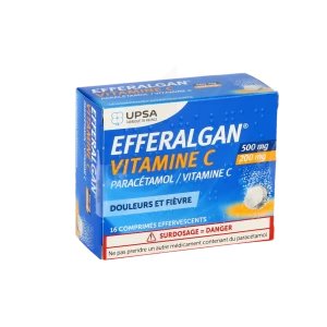 Efferalgan Vitamine C 500 Mg/200 Mg , Comprimé Effervescent