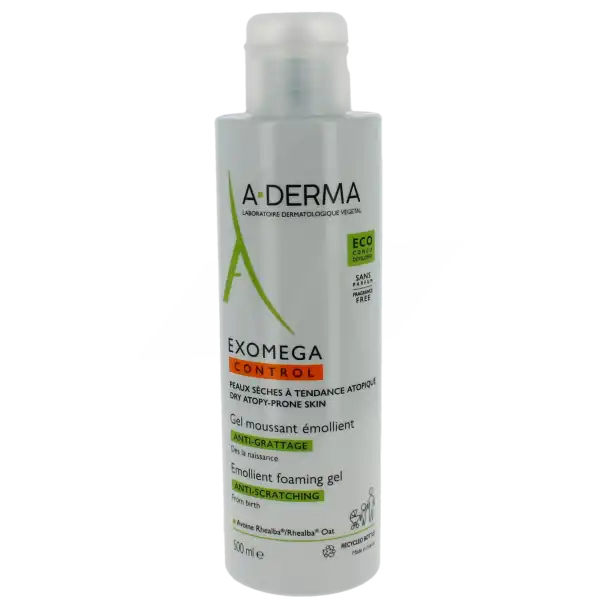 Aderma Exomega Gel Moussant Emollient 500ml
