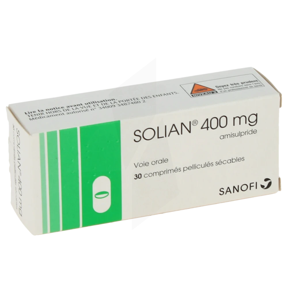 Solian 400 Mg, Comprimé Pelliculé Sécable