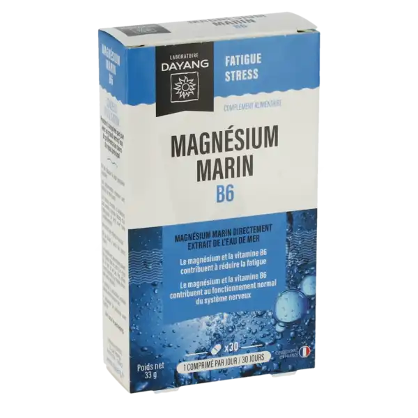 Dayang Magnésium Marin 300 Mg B6 30 Comprimés