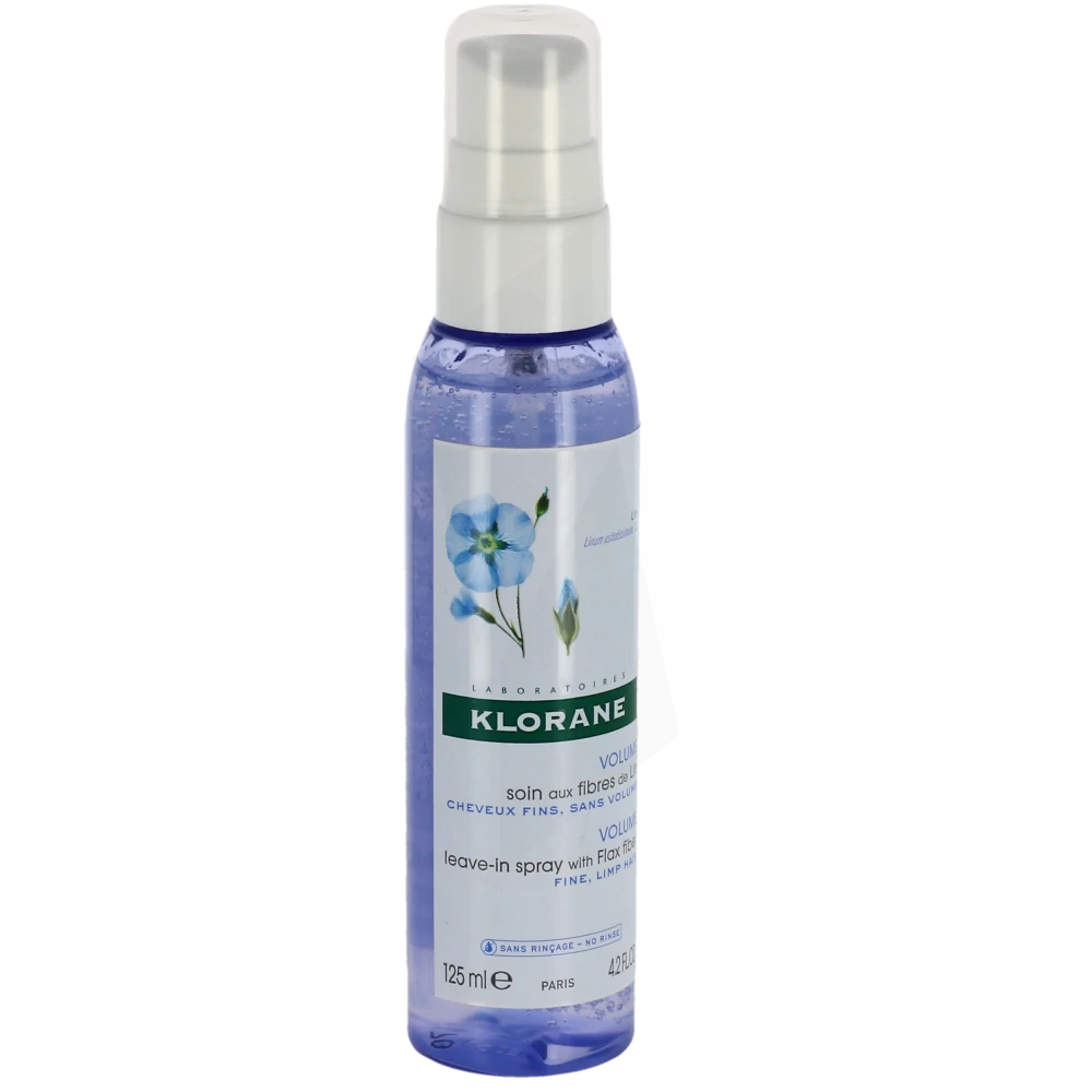 Klorane Lin Spray Sans Rinçage Volume Cheveux Fin 125ml