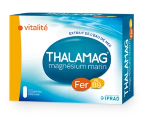 Thalamag Fer B9 Vitalite Magnésium Marin Gél B/60