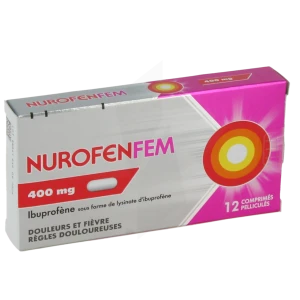 Nurofenfem 400 Mg, Comprimé Pelliculé