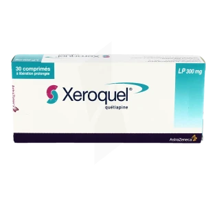 Xeroquel Lp 300 Mg, Comprimé à Libération Prolongée
