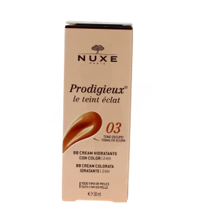 Nuxe Prodigieuse Le Teint Eclat Crème Bb Hydratante 24h Foncée Tube De 30 Ml