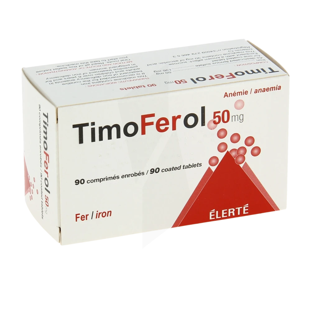 Timoferol 50 Mg, Comprimé Enrobé