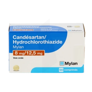 Candesartan/hydrochlorothiazide Viatris 8 Mg/12,5 Mg, Comprimé