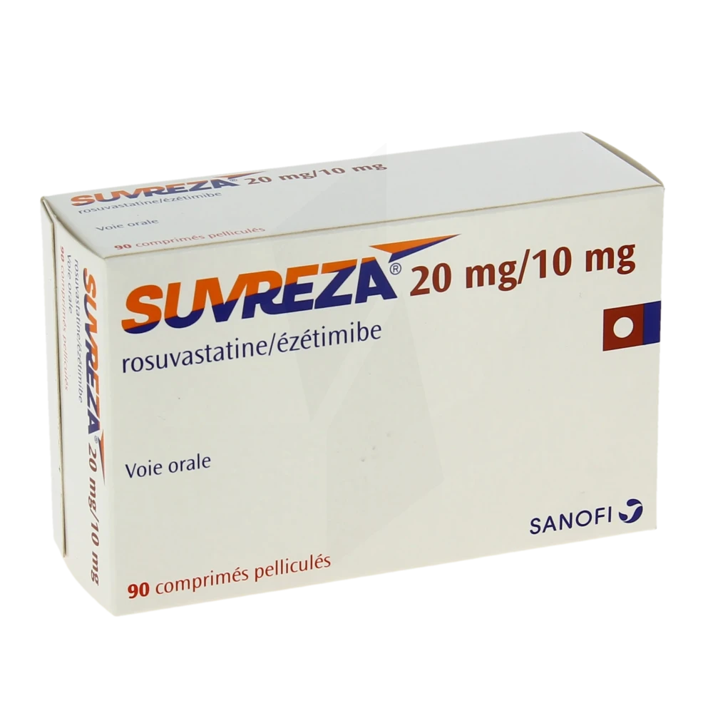 Suvreza 20 Mg/10 Mg, Comprimé Pelliculé