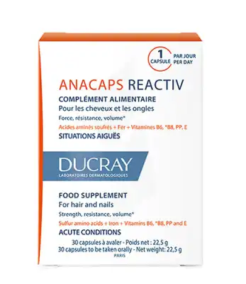 Ducray Anacaps Reactiv 30 Capsules à SAINT-SAENS