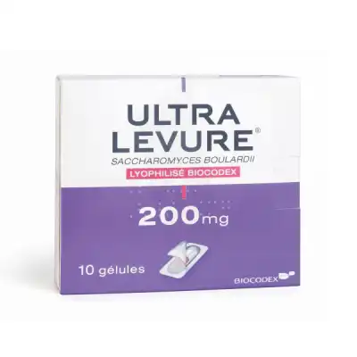 Ultra-levure 200 Mg Gélules Plq/10 à LIVRON-SUR-DROME