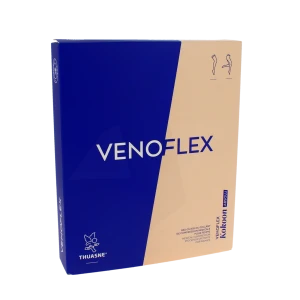 Venoflex Kokoon Absolu 2 Bas Cuisse+ Femme Beige Naturel Taille 2n