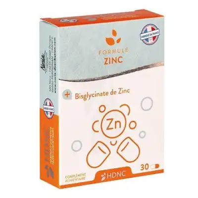 HDNC Formule Bisgycinate de Zinc Capsules végétales B/30