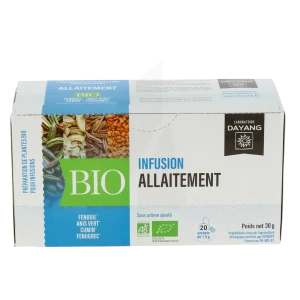 Dayang Allaitement Bio 20 Infusettes