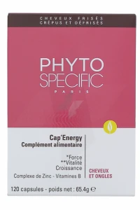 Phytospecific Cap'energie Complement Alimentaire Phyto 120 Capsules