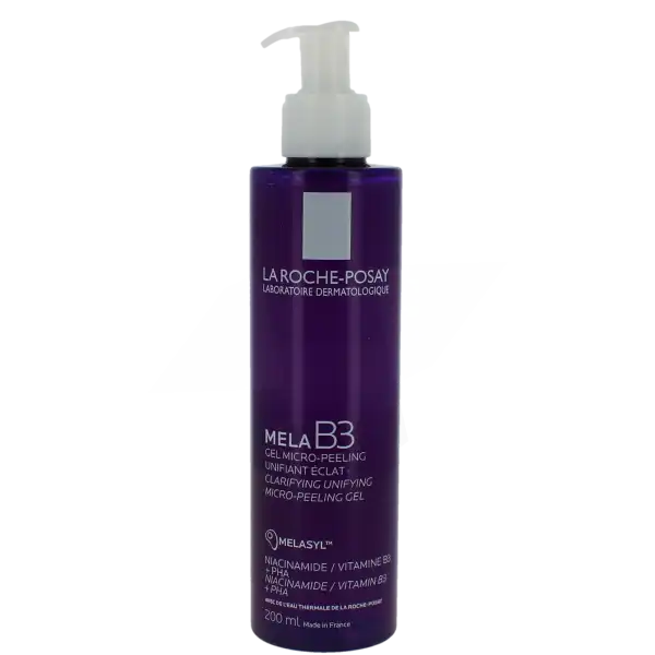 La Roche Posay Mela B3 Gel Micro-peeling Unifiant Éclat Flacon Pompe/200ml