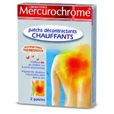 Mercurochrome Patchs Décontractants Chauffants X 2 à LA-RIVIERE-DE-CORPS
