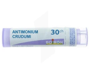 Boiron Antimonium Crudum 30ch Granules Tube De 4g
