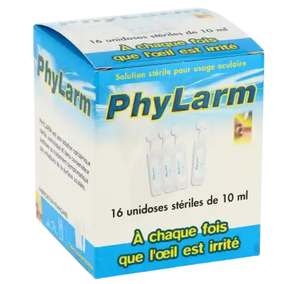 Phylarm 0,9 % S Oculaire Irrigation 16unid/10ml à Toulouse