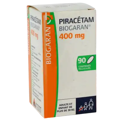 PIRACETAM BIOGARAN 400 mg, comprimé pelliculé