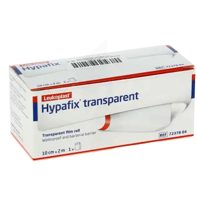 Hypafix Transparent Sparadrap 10cmx2m