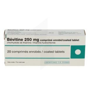 Bevitine 250 Mg, Comprimé Enrobé