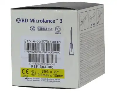 Bd Microlance 3, G30 1/2, 0,30 Mm X 13 Mm, Jaune  à DIGNE LES BAINS