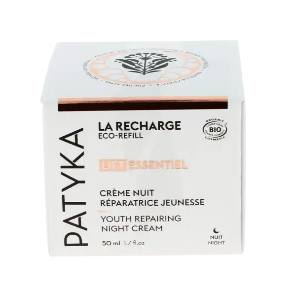 Patyka Lift Essentiel Crème Nuit Réparatrice Jeunesse Recharge/50ml