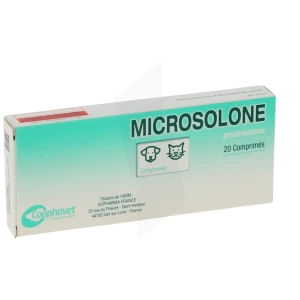 Microsolone Boîte De 1 Plaquette Thermoformée De 20 Comprimés