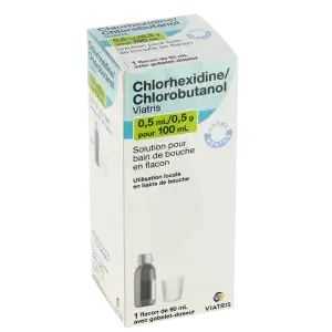 Chlorhexidine/chlorobutanol Viatris 0,5 Ml/0,5 G Pour 100 Ml, Solution Pour Bain De Bouche En Flacon à ANNEMASSE