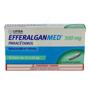 Efferalganmed 300 Mg, Suppositoire