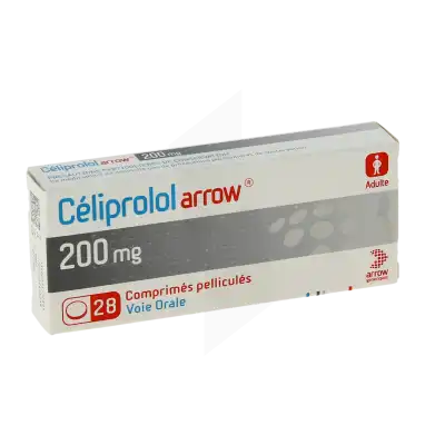 Celiprolol Arrow 200 Mg, Comprimé Pelliculé à Casteljaloux