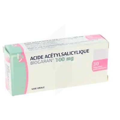 Acide Acetylsalicylique Biogaran 100 Mg, Comprimé Gastro-résistant à Ottmarsheim