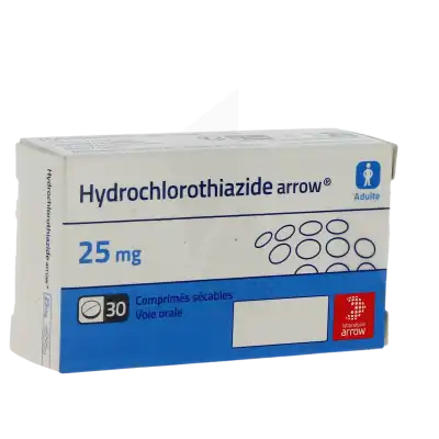 Hydrochlorothiazide Arrow 25 Mg, Comprimé Sécable à Clermont-Ferrand