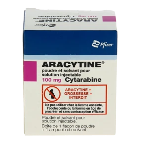 Aracytine 100 Mg, Poudre Et Solvant Pour Solution Injectable