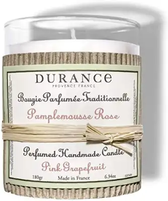 Durance Bougie Pamplemousse Rose