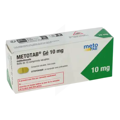 Metotab 10 Mg, Comprimé Sécable à Abbeville