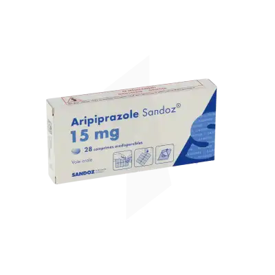 Aripiprazole Sandoz 15 Mg, Comprimé Orodispersible à Abbeville