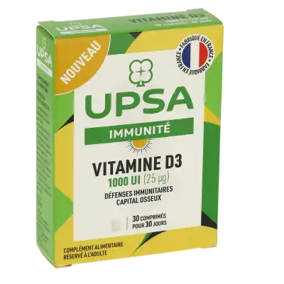 Upsa Vitamine D3 1000 Ui 25mg Comprimés B/30 à MIRAMONT-DE-GUYENNE