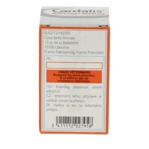 Cardalis 2,5 Mg/20 Mg Comprimes A Croquer Pour Chiens, Comprimé