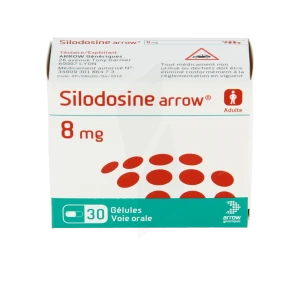 Silodosine Arrow 8 Mg, Gélule